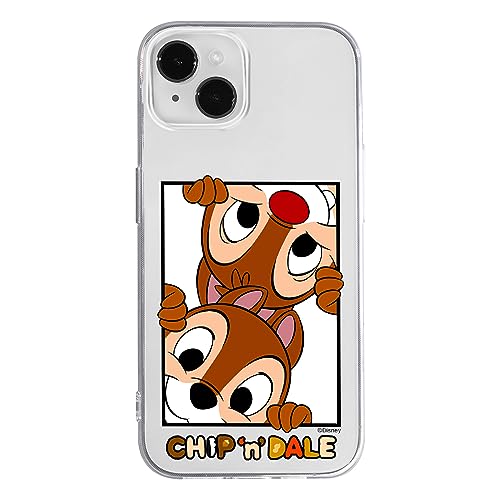 ERT GROUP etui na telefon Iphone 14, case oryginalny i oficjalnie licencjonowany przez Disney, wzór Chip & Dale 005, optymalnie dopasowane, plecki z TPU częściowo przeźroczyste