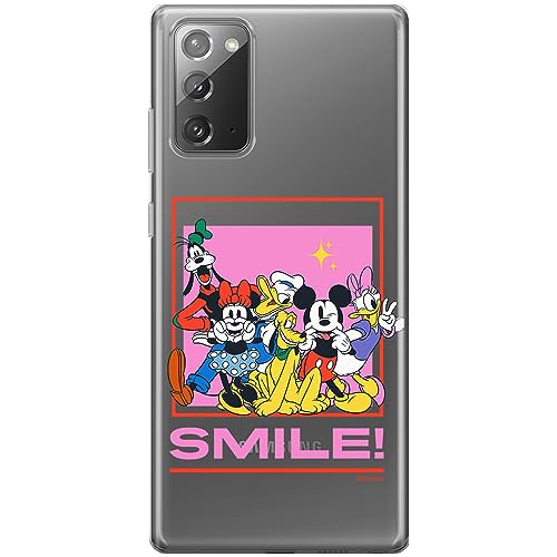 ERT GROUP etui na telefon Samsung GALAXY NOTE 20, case oryginalny i oficjalnie licencjonowany przez Disney, wzór Disney Friends 014, optymalnie dopasowane, plecki z TPU częściowo przeźroczyste