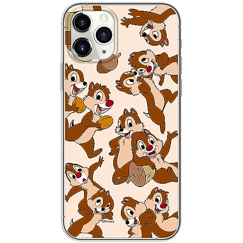 ERT GROUP etui na telefon Iphone 11 PRO, case oryginalny i oficjalnie licencjonowany przez Disney, wzór Chip & Dale 004, optymalnie dopasowane, plecki z TPU