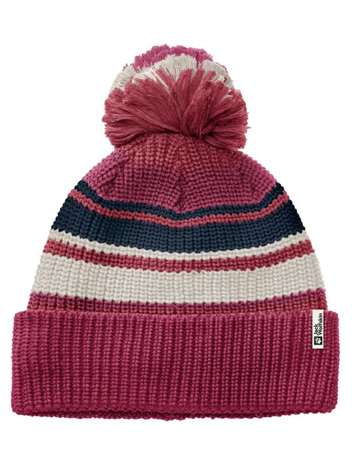 Jack Wolfskin Czapka w kolorze kremowo-różowym
