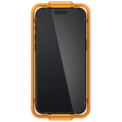 Spigen Alm Glass FC 2-pack do iPhone 15 Pro Max black