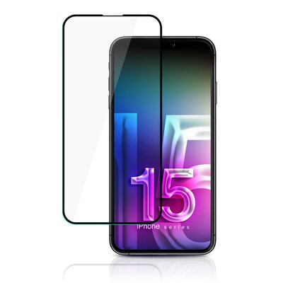 3MK HardGlass Max Lite iPhone 15 Pro 6.1