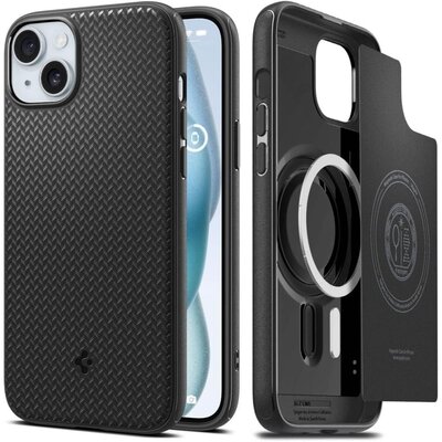Etui Spigen MAG ARMOR (MagSafe) do IPhone 15 czarne