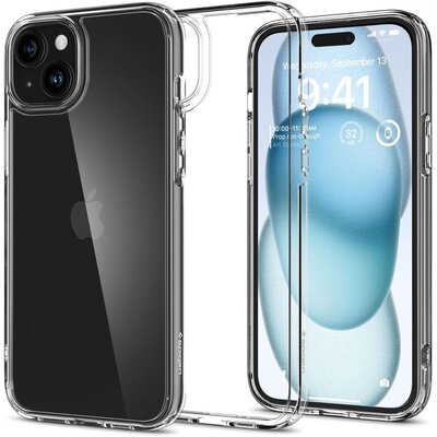 Spigen Ultra Hybrid do iPhone 15 crystal clear