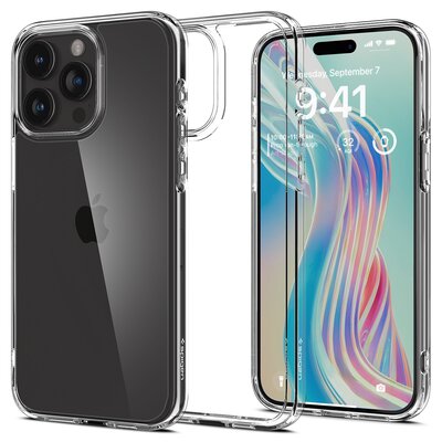 Spigen Ultra Hybrid do iPhone 15 Pro Max crystal clear