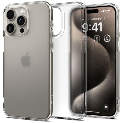 Spigen Ultra Hybrid do iPhone 15 Pro Max frost clear