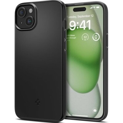 Etui APPLE IPHONE 15 PLUS Spigen Thin Fit czarne