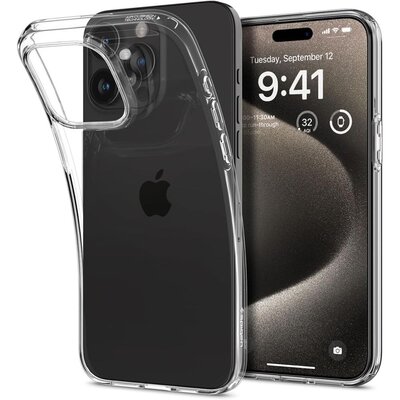 Etui SPIGEN Liquid Crystal do Apple iPhone 15 Pro Max Przezroczysty