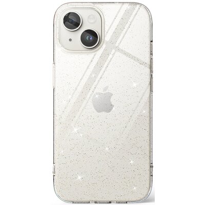 Etui APPLE IPHONE 15 Ringke Air Glitter transparentne