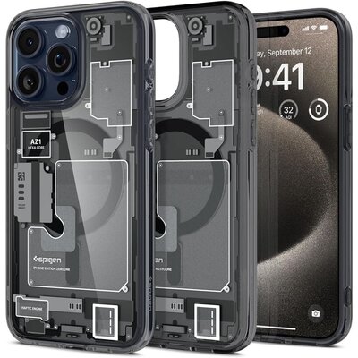 Obudowa dla telefonów komórkowych Spigen Ultra Hybrid MagSafe na iPhone 15 Pro Max - Zero One (ACS06582)
