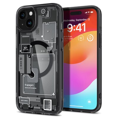Etui APPLE IPHONE 15 Spigen Ultra Hybrid Mag MagSafe Zero One transparentne