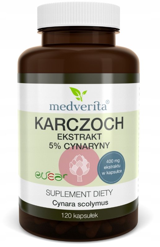 MEDVERITA KARCZOCH ekstrakt 5% z cynaryny (120 kapsułek) Medverita