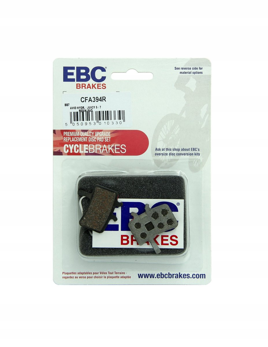 Klocki EBC organiczne AVID Juicy BB7