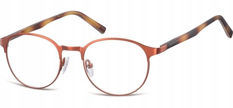 Okrągłe okulary OPRAWKI METALOWE Męskie Damskie