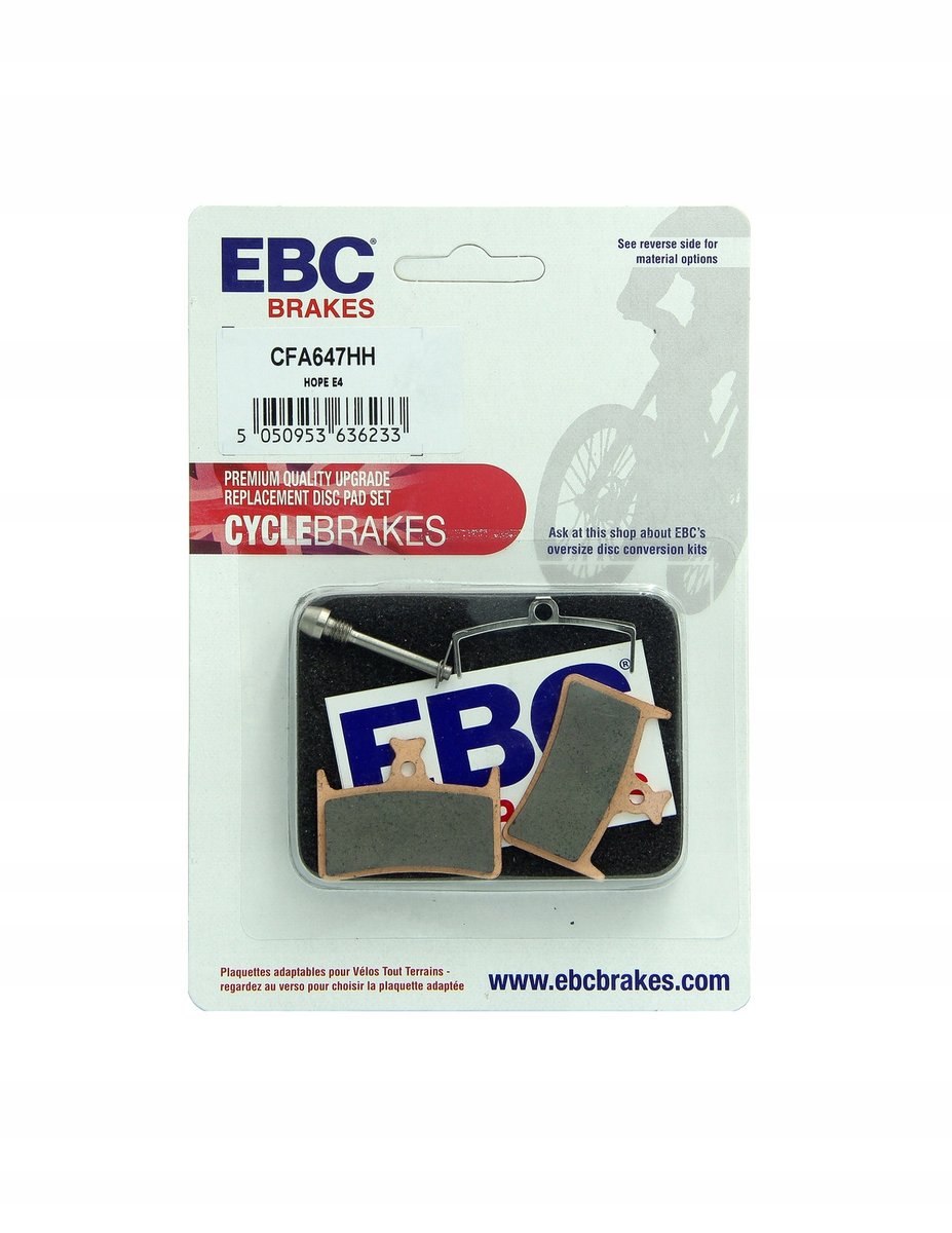 Klocki EBC CFA647HH metaliczne Hope E4