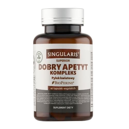 Singularis, Superior Dobry Apetyt Pyłek Kwiatowy, 60 Kaps.