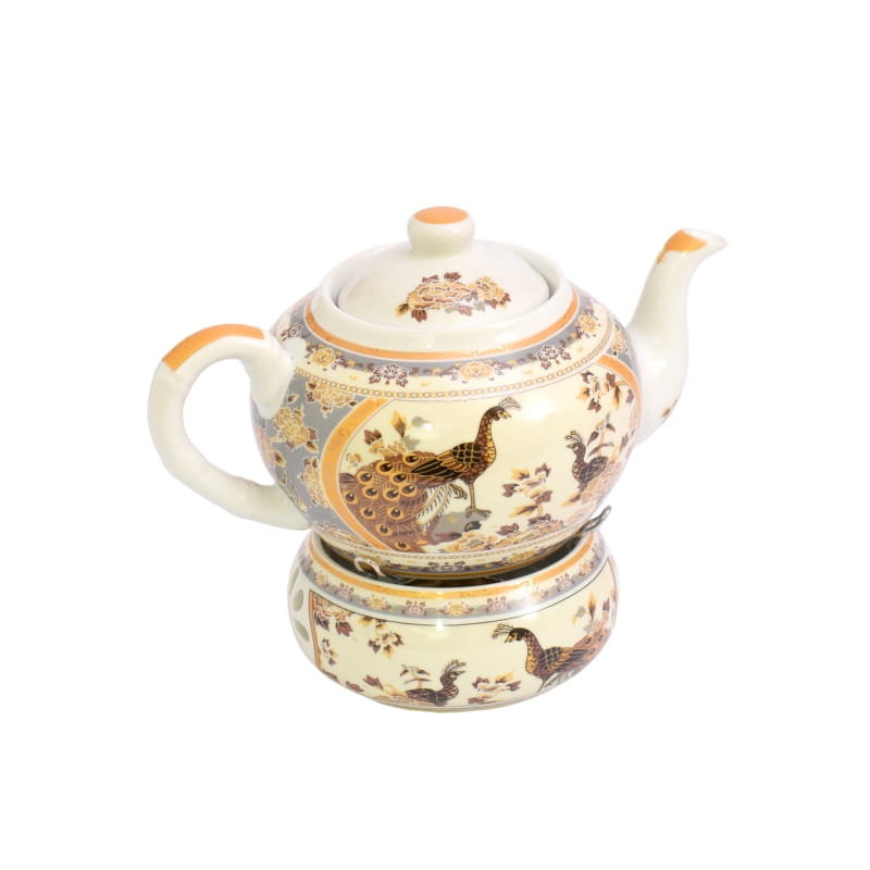 Dzbanek imbryk porcelanowy 1L z podgrzewaczem PAW