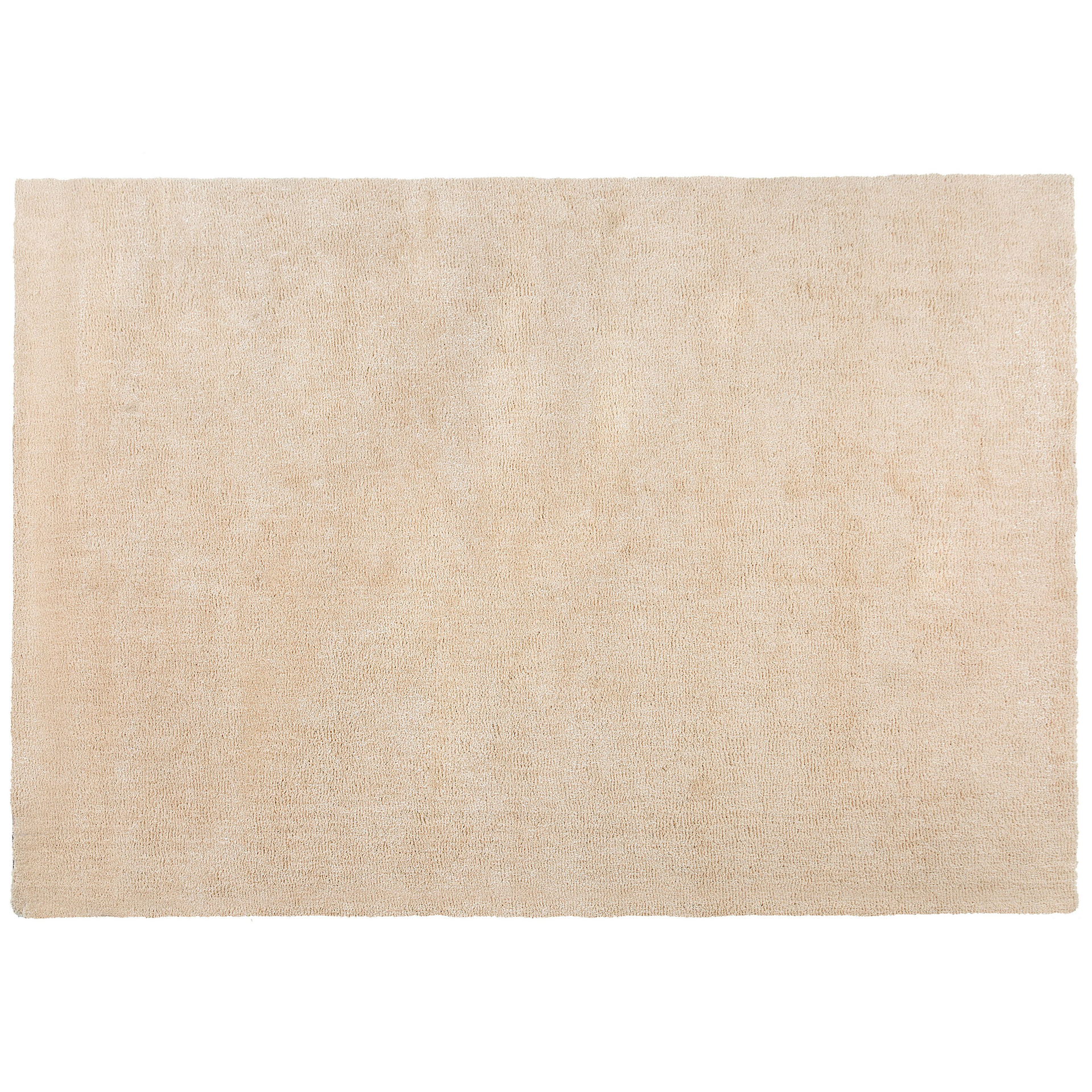 Dywan Shaggy 160 X 230 Cm Beżowy Demre