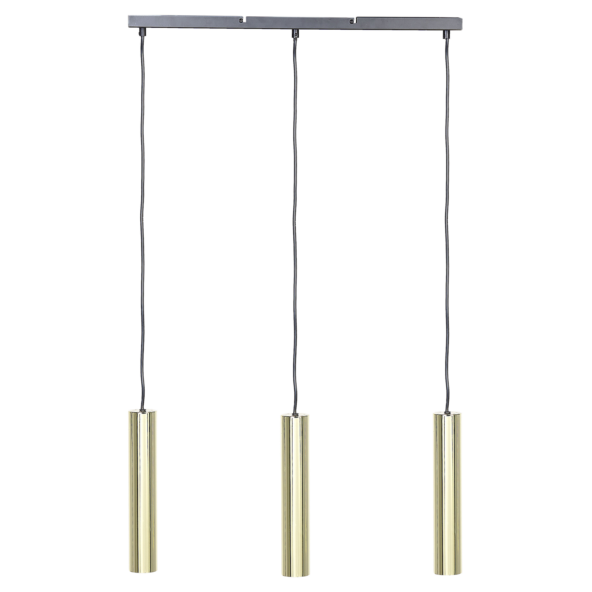 Lampa wisząca 3-punktowa metalowa mosiężna BROSNA!