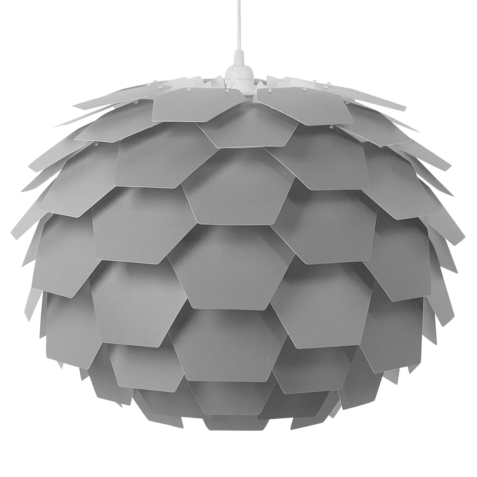 Lampa Wisząca Szara Segre Duża
