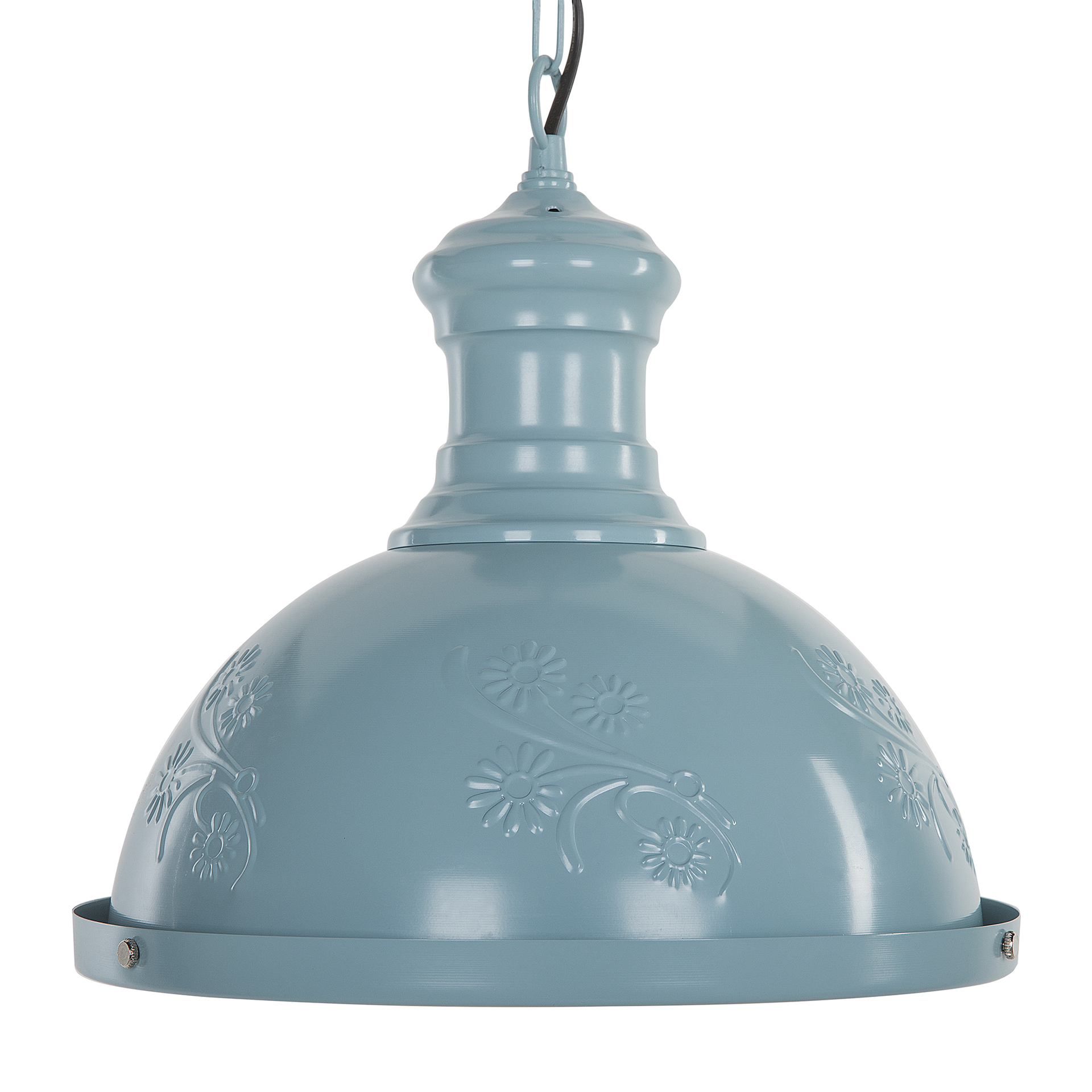 Beliani Lampa wisząca niebieska DIDESSA