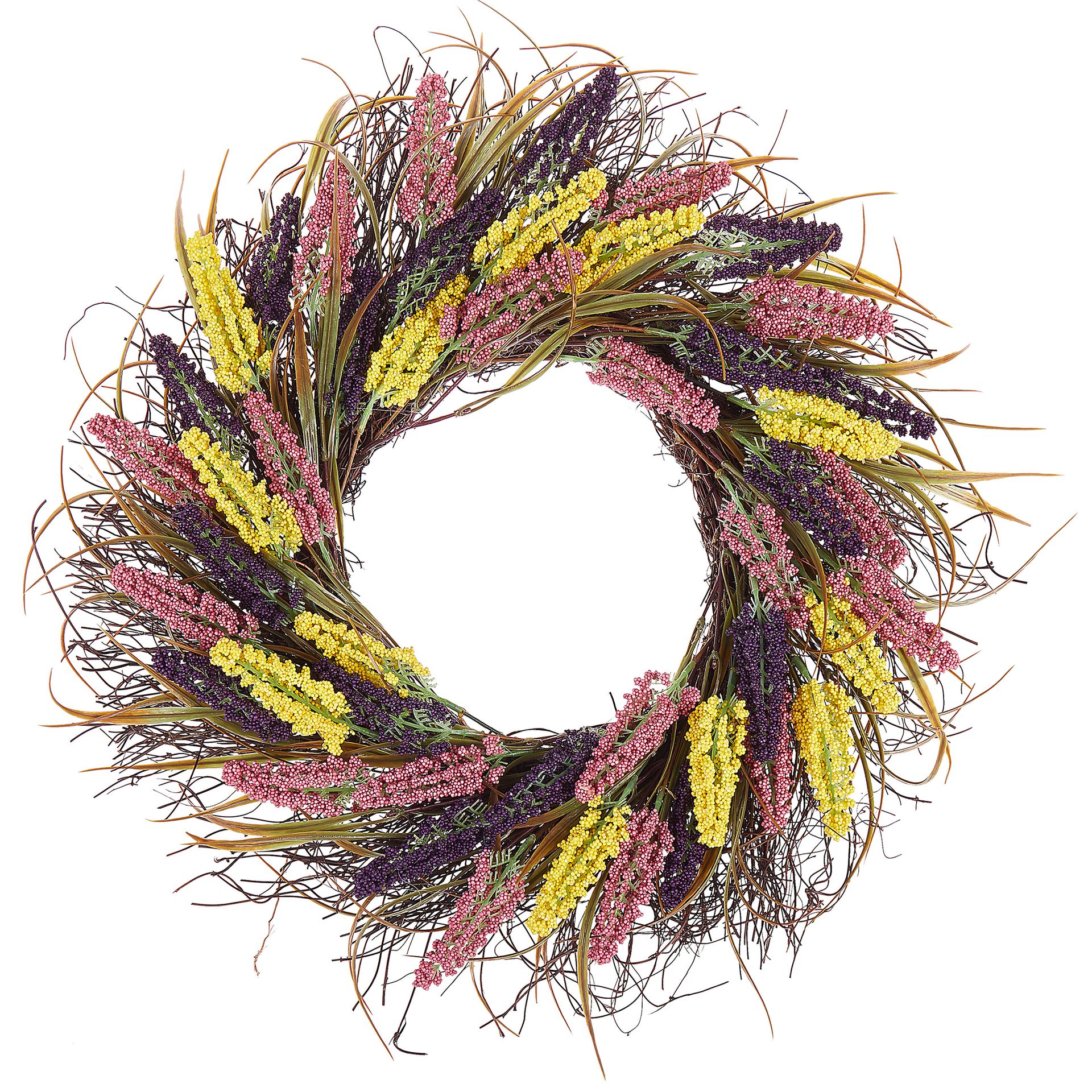 Beliani Wianek Na Drzwi  50 Cm Wielokolorowy Candelaria