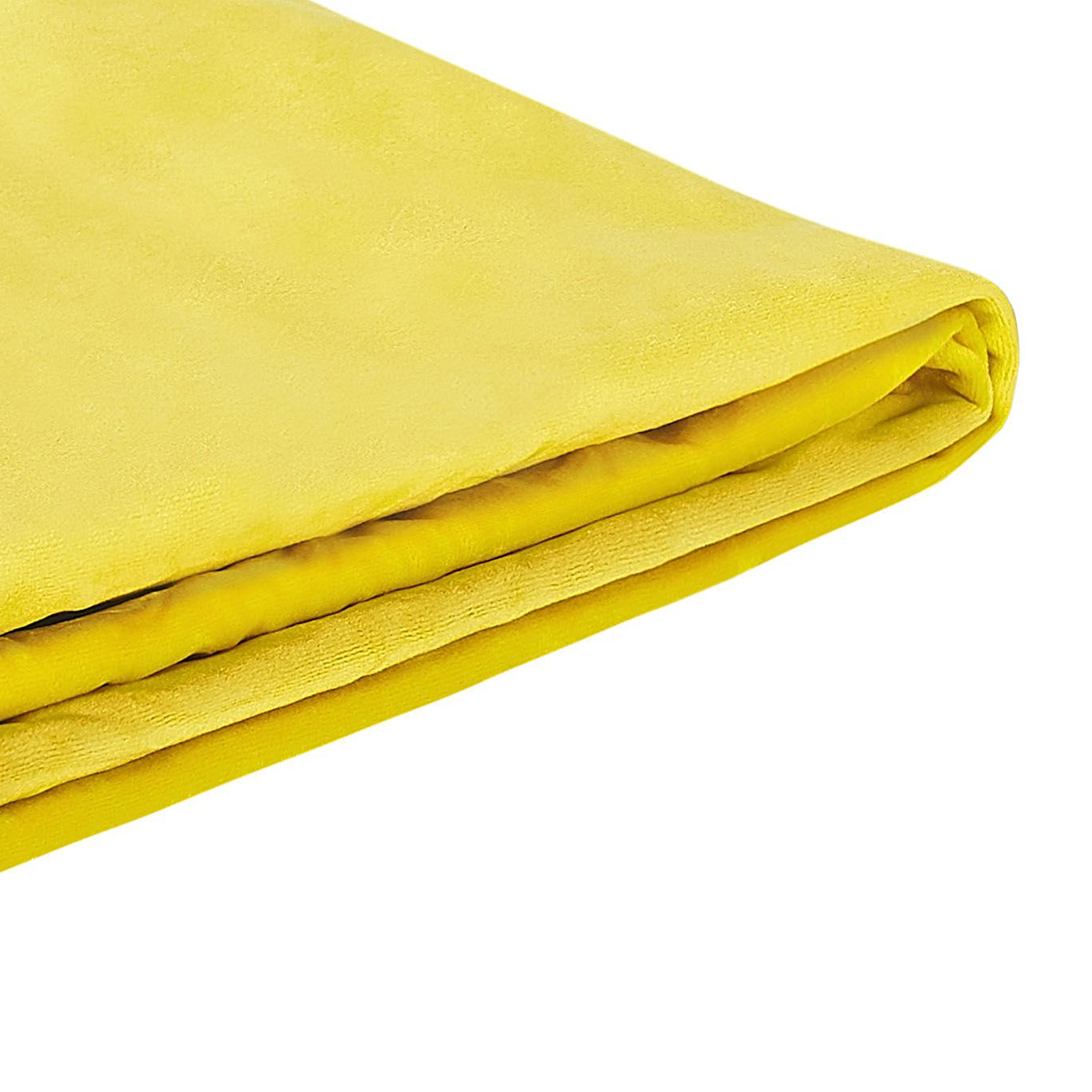 Beliani Wymienne obicie do łóżka 160 x 200 cm żółte FITOU