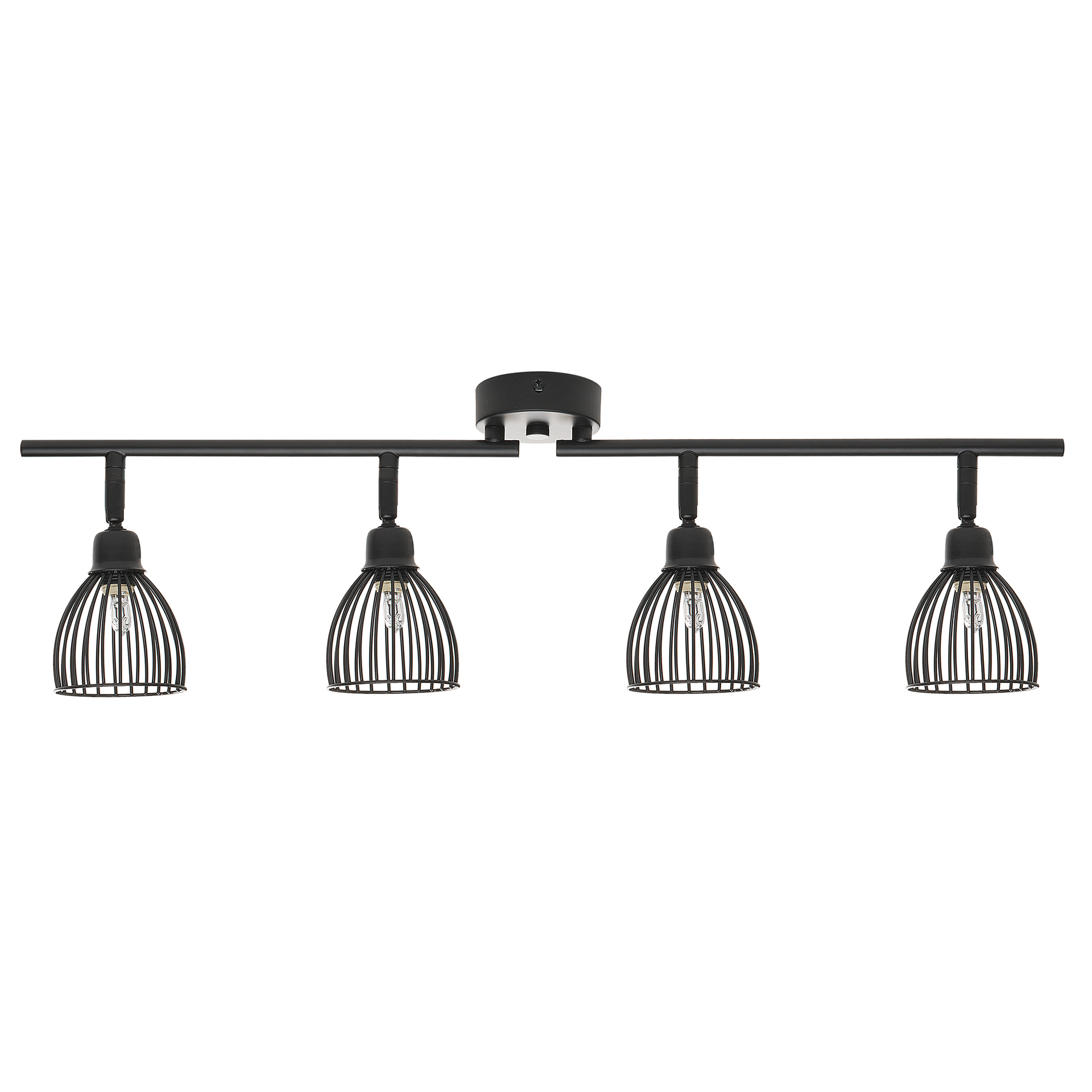 Beliani Lampa sufitowa czarna GOLOK