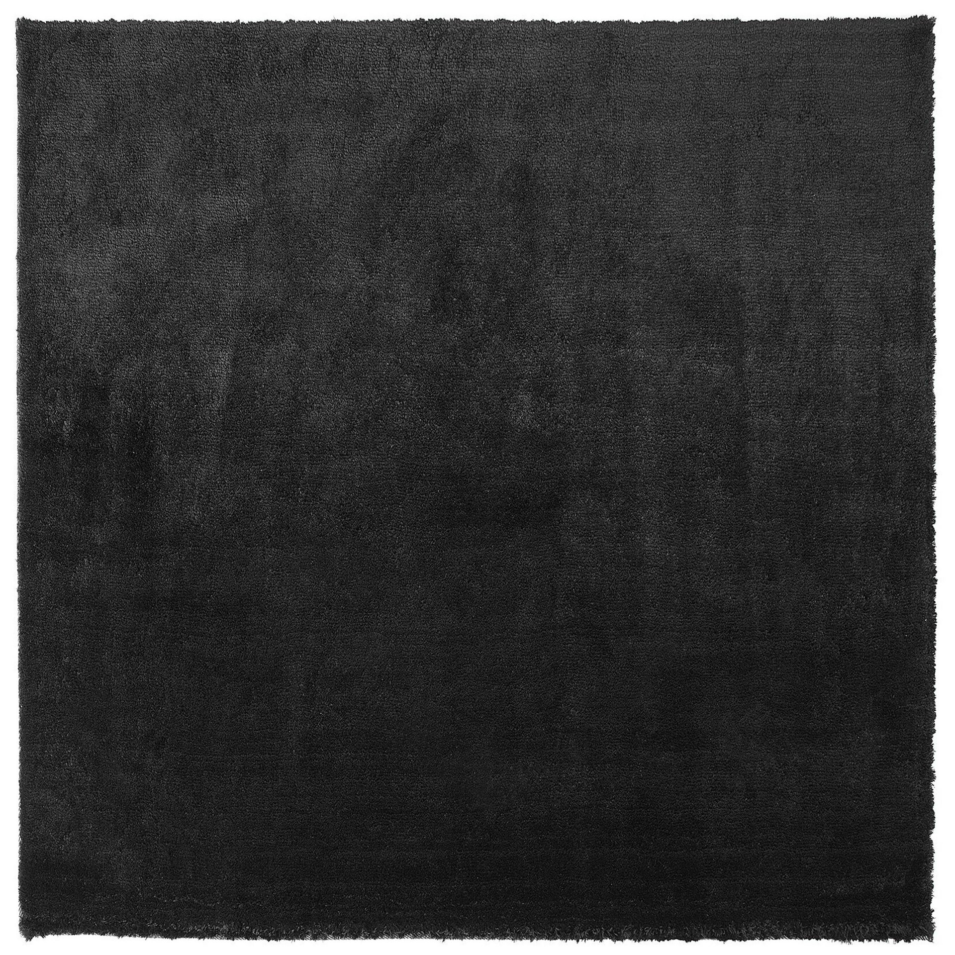 Beliani Dywan shaggy 200 x 200 cm czarny EVREN