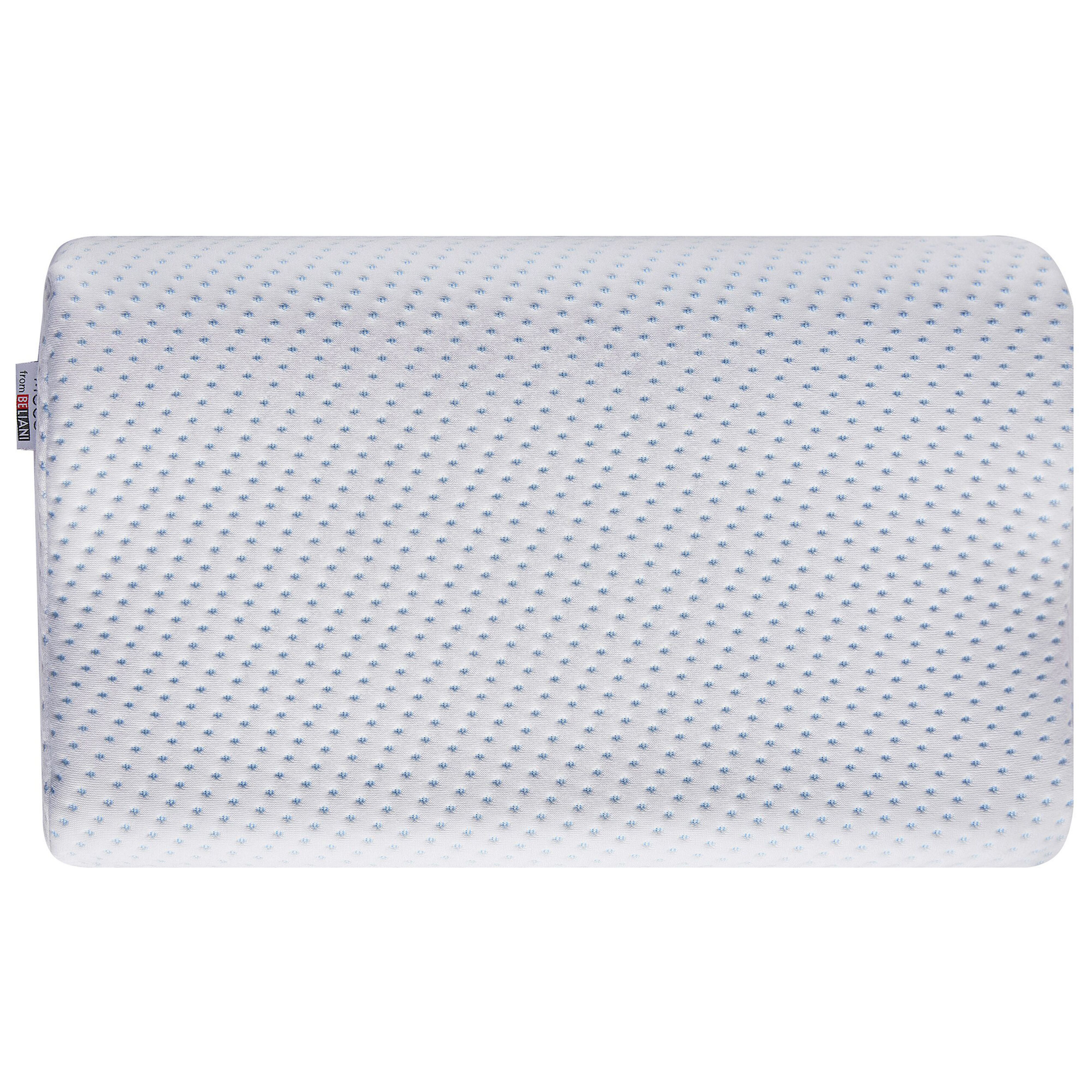 Beliani Poduszka żelowa memory foam 50 x 30 cm biała MOCO