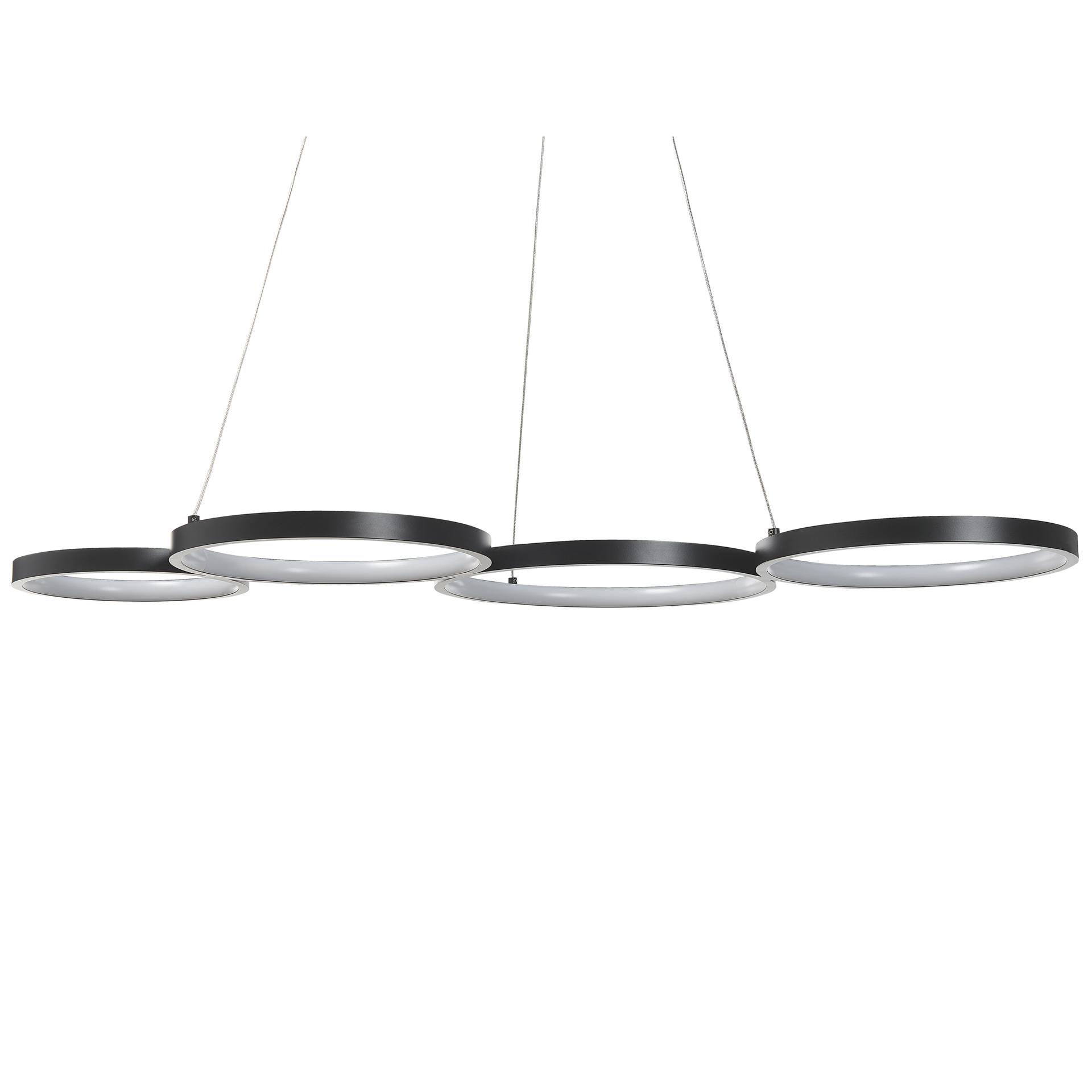 Lampa Wisząca Led Metalowa Czarna Pibor!