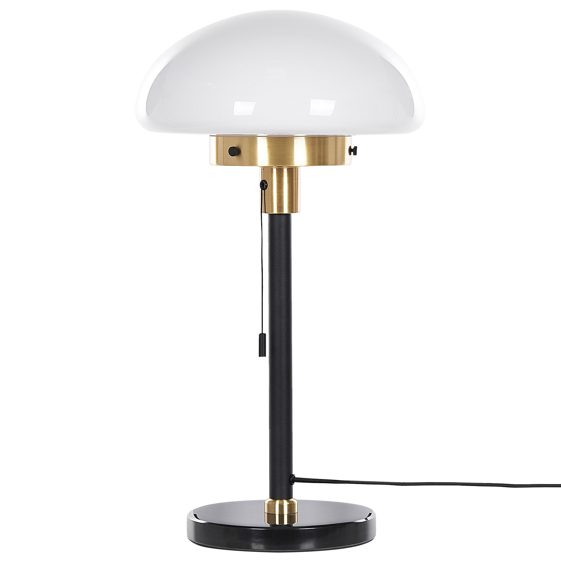 Lampka Stołowa Metalowa Czarna Minija