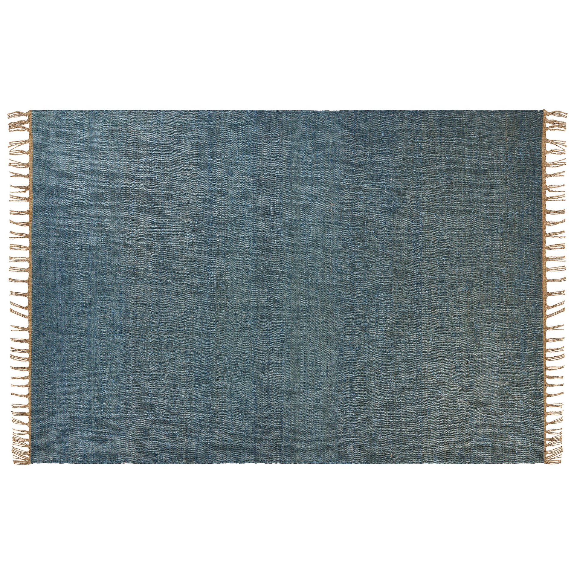 Dywan z juty 160 x 230 cm niebieski LUNIA
