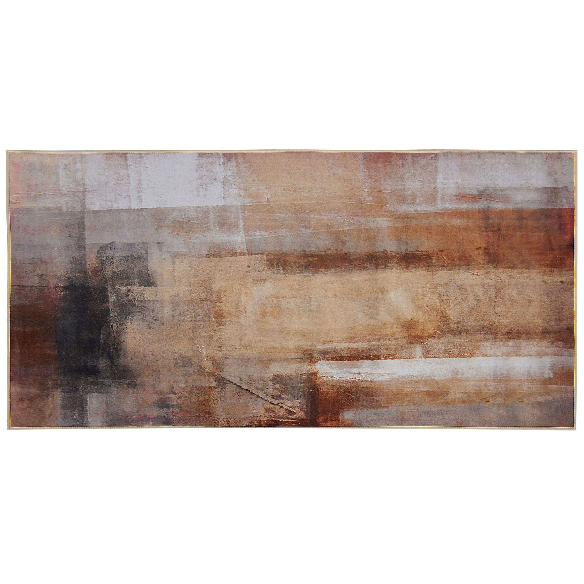 Beliani Dywan beżowy 80 x 150 cm krótkowłosy TRABZON