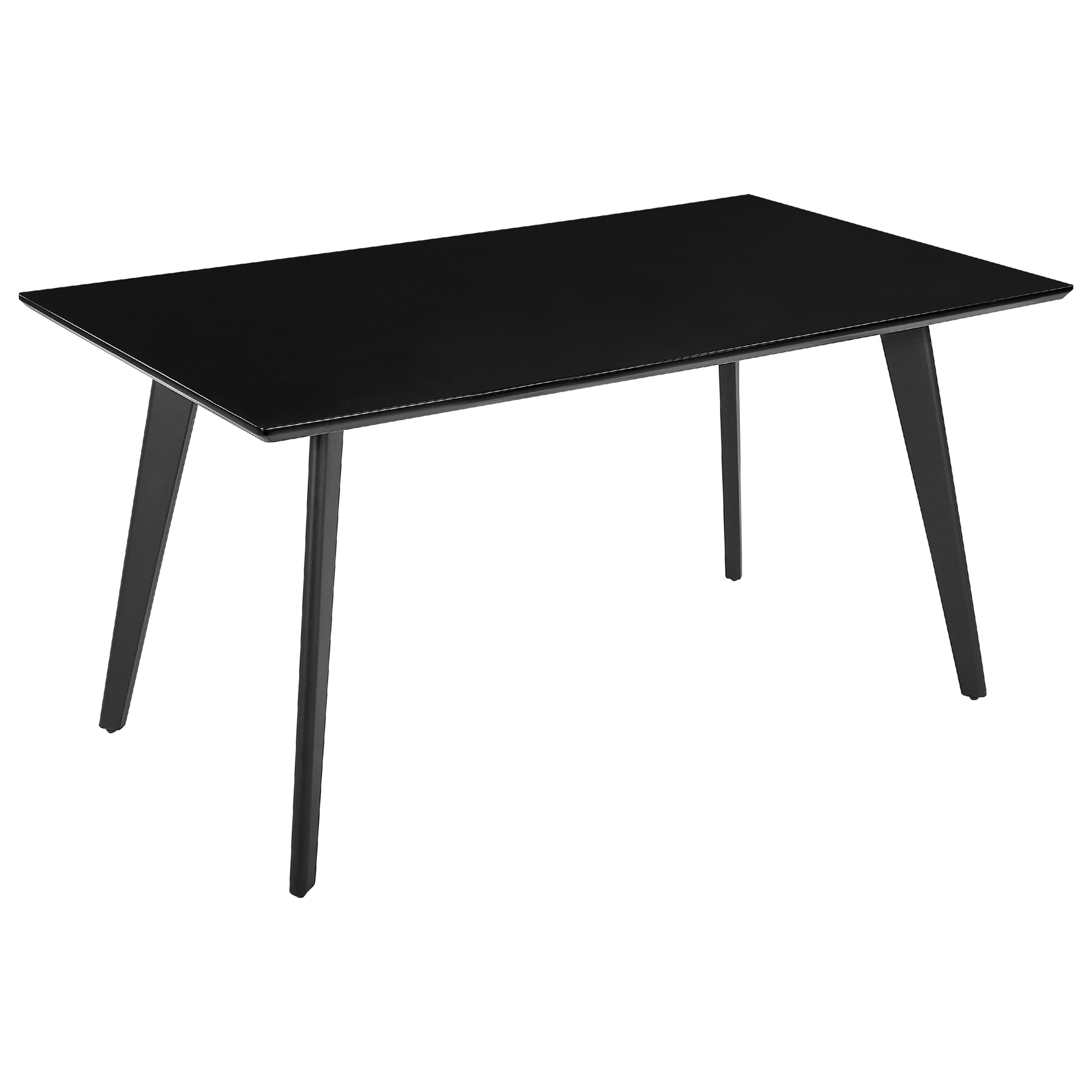 Stół do jadalni 150 x 90 cm czarny DORCAS