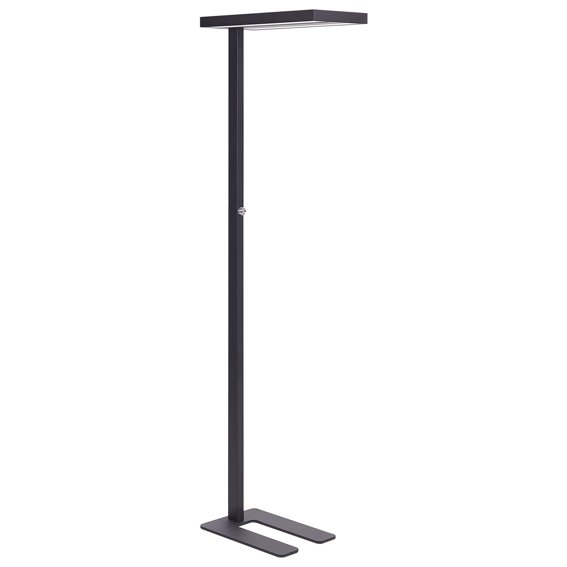 Lampa podłogowa LED metalowa czarna TAURUS