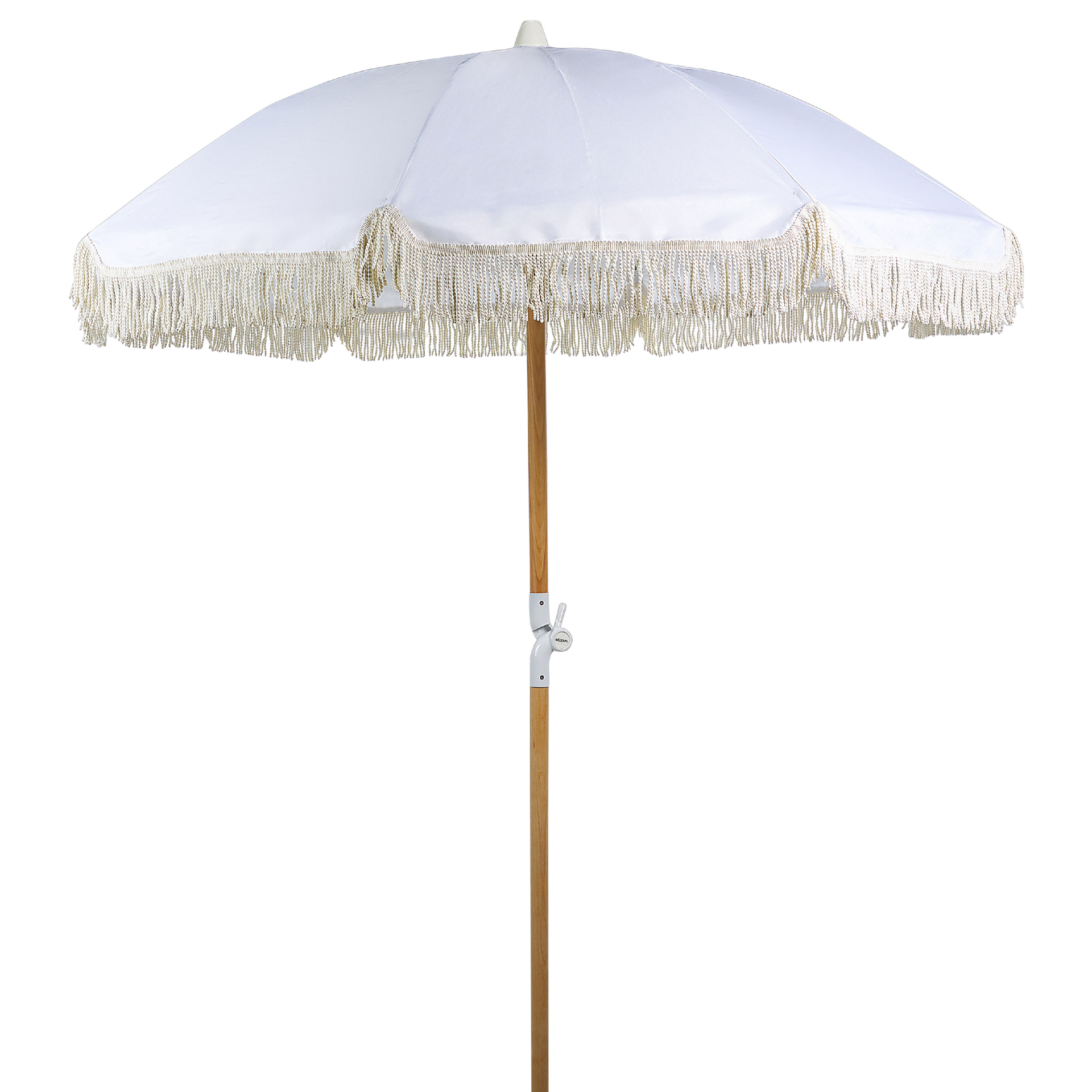 Zdjęcia - Parasol plażowy Parasol ogrodowy ⌀ 150 cm biały MONDELLO