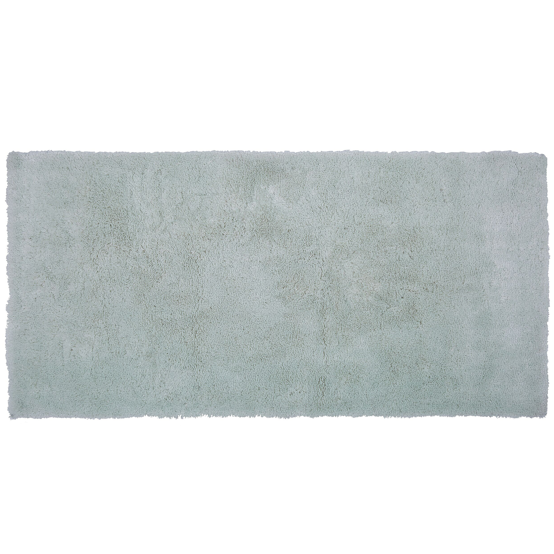 Beliani Dywan shaggy 80 x 150 cm zielony EVREN