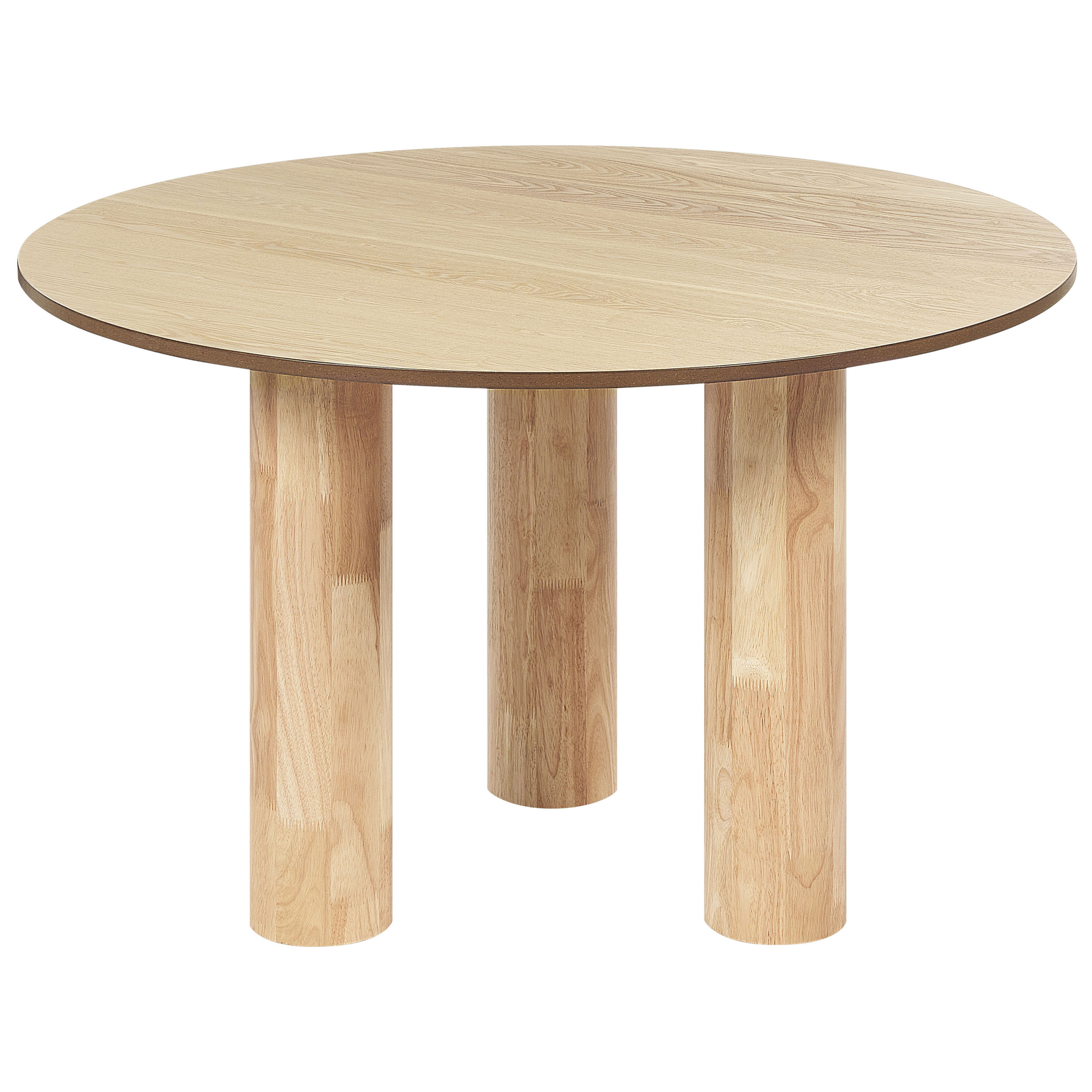 Zdjęcia - Stół kuchenny Stół do jadalni okrągły ⌀ 120 cm jasne drewno ORIN