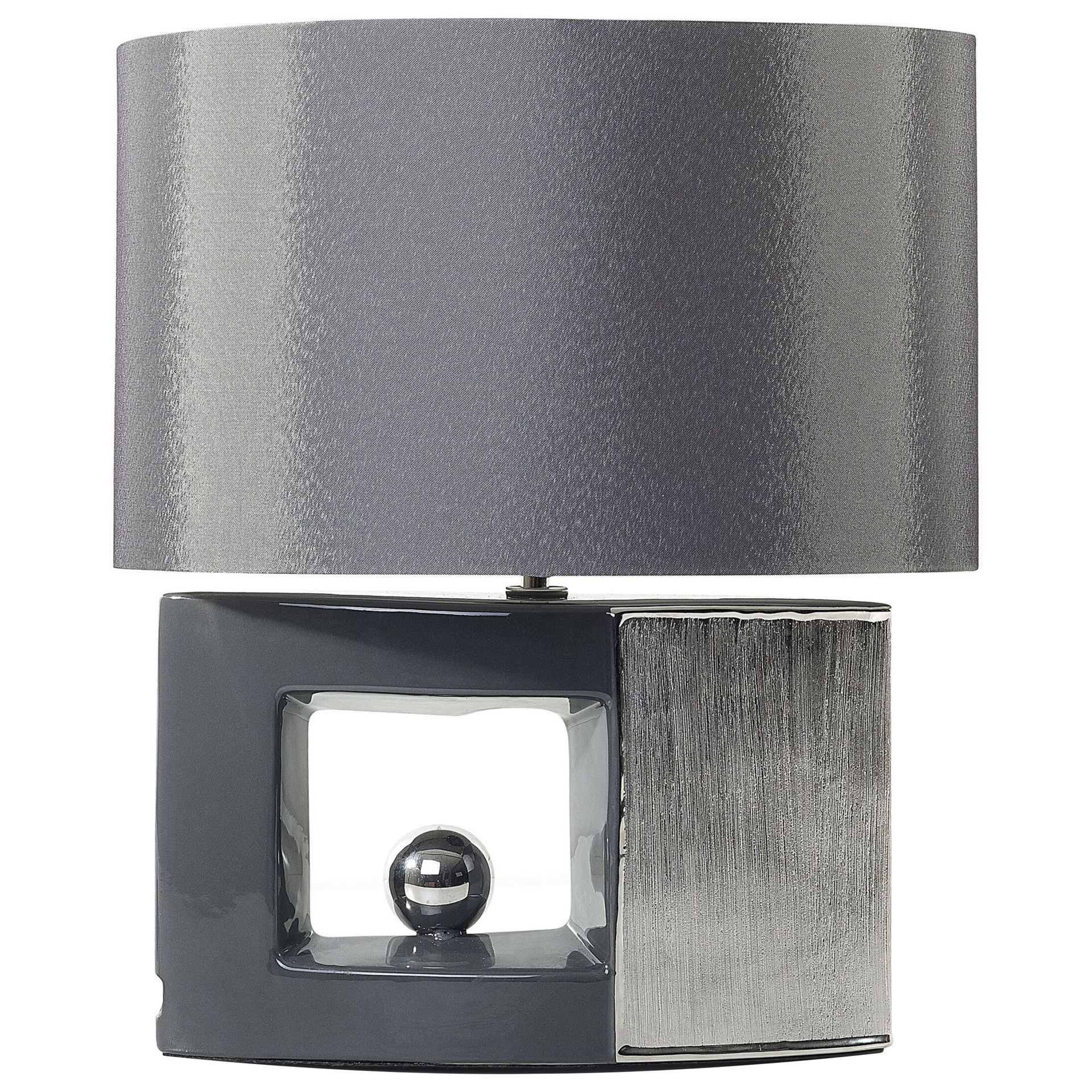 Lampka Nocna Porcelanowa Szara Duero!