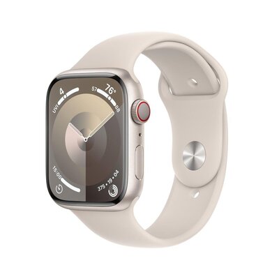 Zdjęcia - Smartwatche Apple Watch 9 GPS + Cellular 45mm koperta z aluminium (księżycowa poświata 