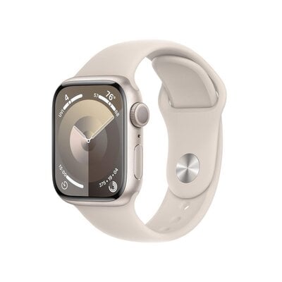 Фото - Смарт годинник Apple Watch 9 GPS 41mm koperta z aluminium  + pasek s (księżycowa poświata)