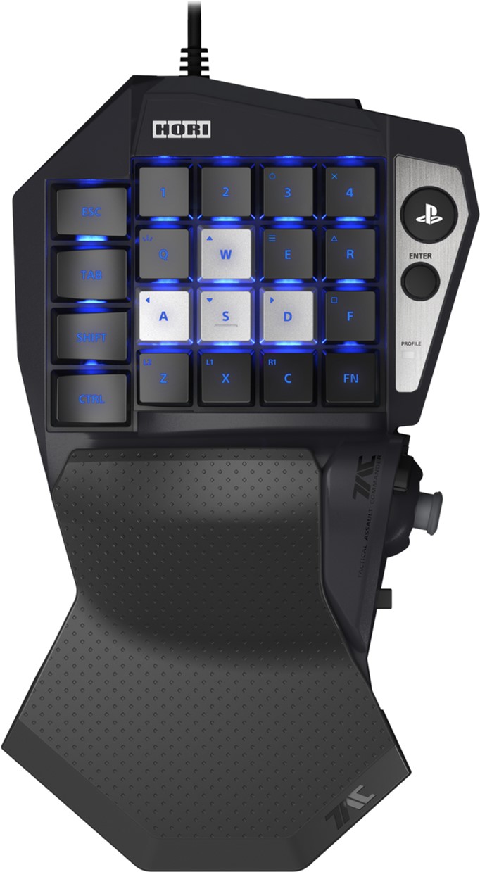 Klawiatura przewodowa Hori Tactical Assault Commander Keypad Mechanical USB Black (810050911443)