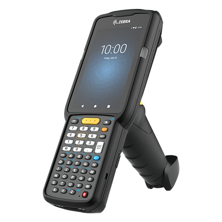 Kolektor danych Zebra MC3300ax SE485x, 47 klawiszy, uchwyt pistoletowy