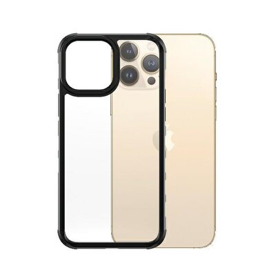 PanzerGlass Obudowa dla telefonów komórkowych ClearCaseColor na Apple iPhone 13 Pro Max 0345) Czerwony/przezroczysty