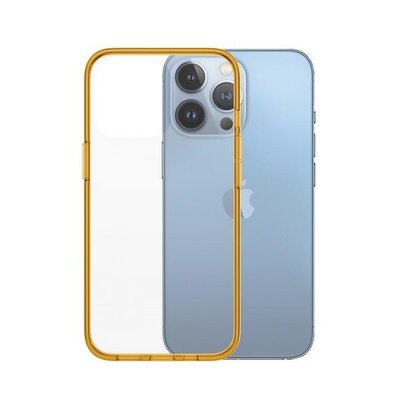PanzerGlass Obudowa dla telefonów komórkowych ClearCaseColor na Apple iPhone 13 Pro 0338) Pomarańczowy/przezroczysty