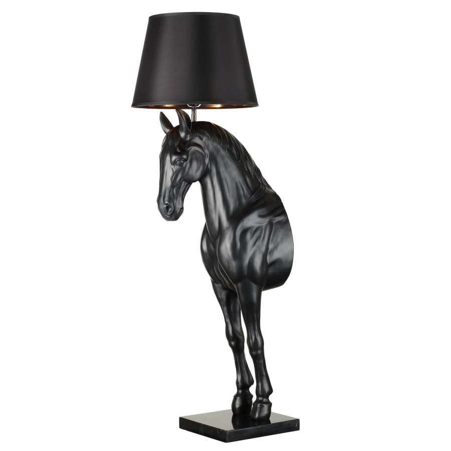Lampa podłogowa koń l / horse czarna 185 cm kod: MF1237-600