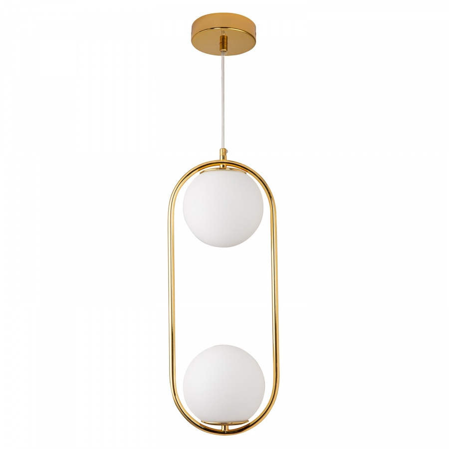Lampa wisząca costa duo złota 50 cm kod: DP0002-2 gold