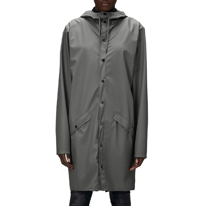 Kurtka Rains Long Jacket 12020-13 - szara