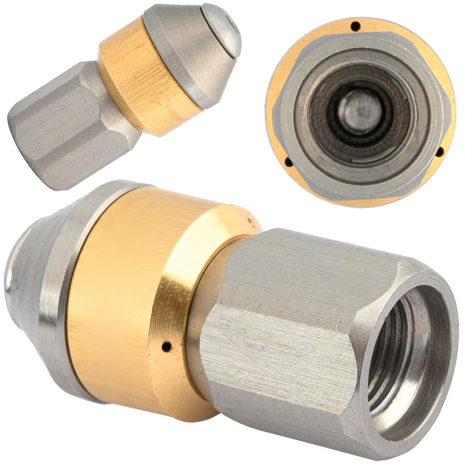 Dysza obrotowa do kanalizacji 1/8